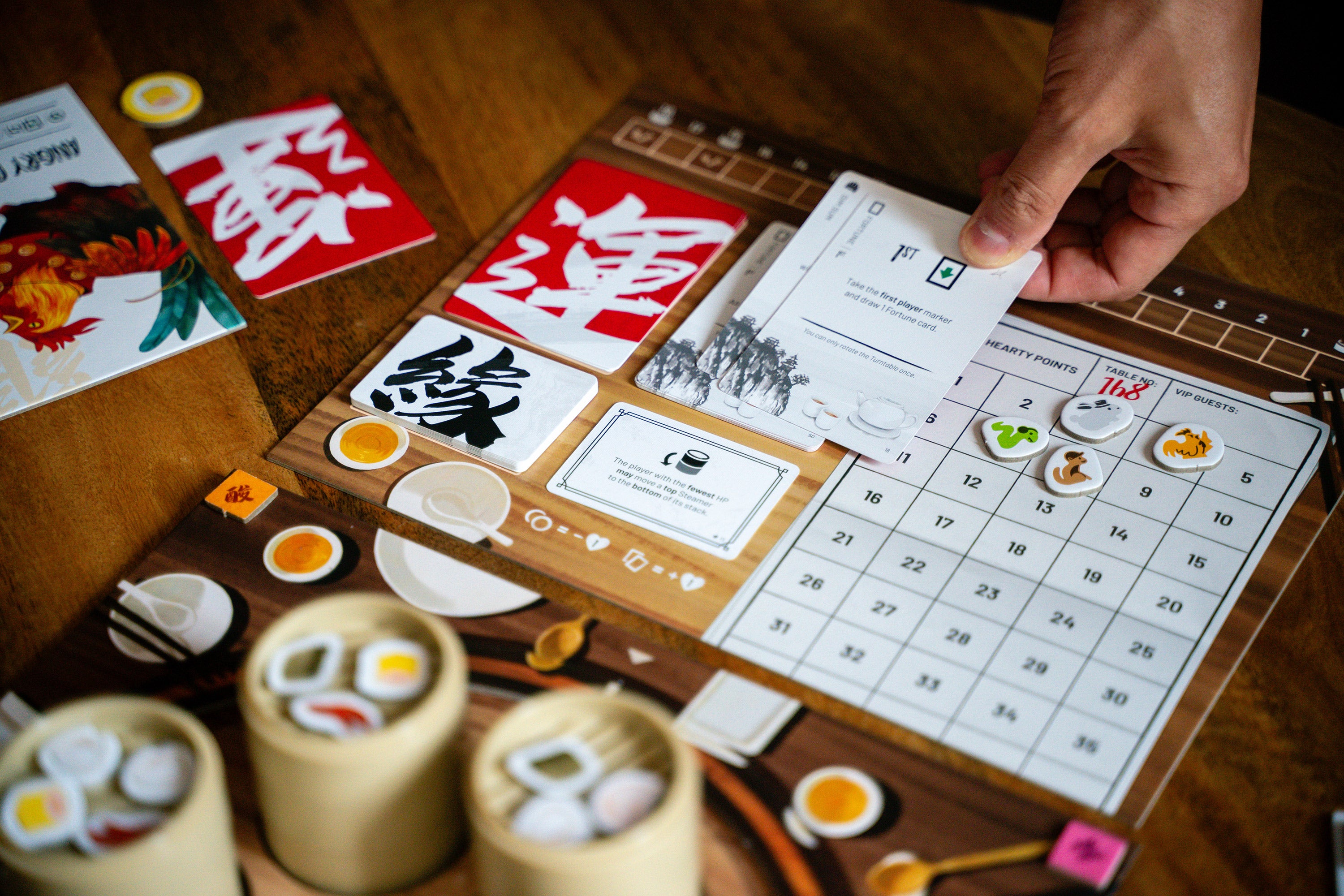 Play Fortune cards to help you