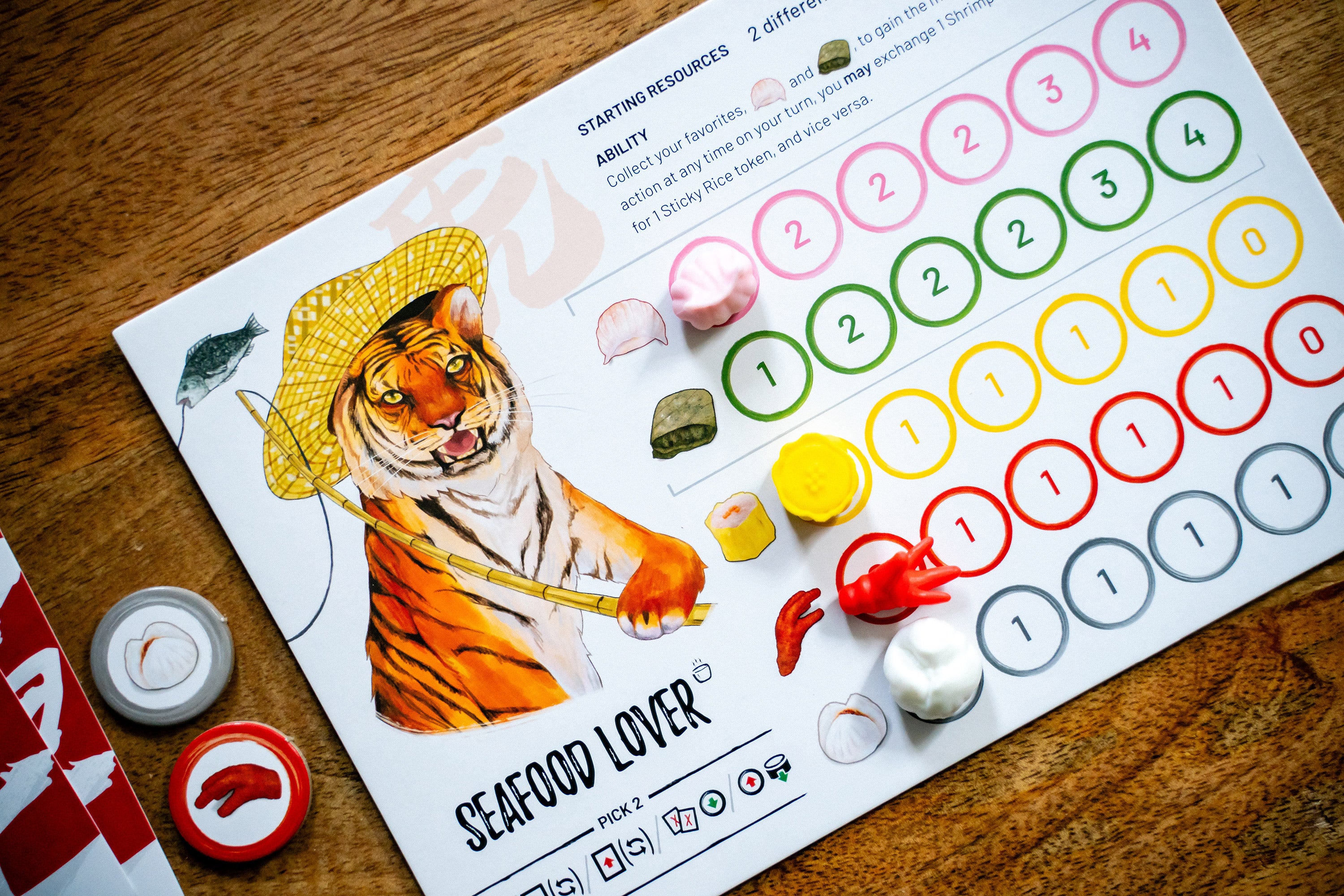 Place Dim Sum on your animal board to score points