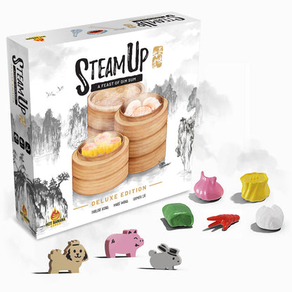 How to Play Steam Up: A feast of Dim Sum board game in 3 minutes (Steam Up  boardgame Rules) 